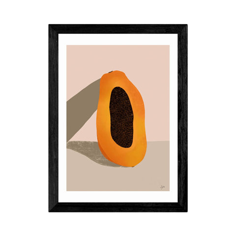 Papaya By Sifu Mustafa Print